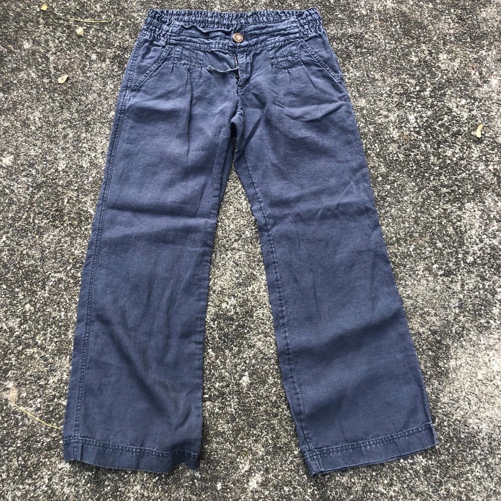 Lot of 2 Athleta Linen Drawstring Pants SZ Medium